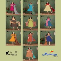 PATANG VOL 13 BY KINTI RAYON NEW STYLE KURTI WITH STROLL SUPPLIER