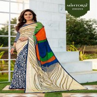 PEACOCK VOL 3 BY MINTORSI SILK JACQUARD PRINTED DESIGNER SAREE