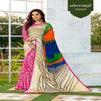PEACOCK VOL 3 BY MINTORSI SILK JACQUARD PRINTED DESIGNER SAREE
