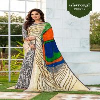 PEACOCK VOL 3 BY MINTORSI SILK JACQUARD PRINTED DESIGNER SAREE