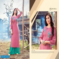 PLAZO QUEEN BY SHUBH NX RAYON EMBROIDERY CASUAL KURTI WITH PLAZZO