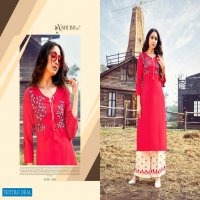 PLAZO QUEEN BY SHUBH NX RAYON EMBROIDERY CASUAL KURTI WITH PLAZZO
