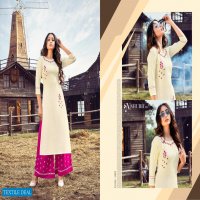 PLAZO QUEEN BY SHUBH NX RAYON EMBROIDERY CASUAL KURTI WITH PLAZZO