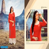 PLAZO QUEEN BY SHUBH NX RAYON EMBROIDERY CASUAL KURTI WITH PLAZZO