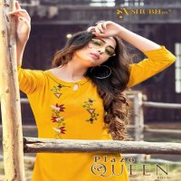 PLAZO QUEEN BY SHUBH NX RAYON EMBROIDERY CASUAL KURTI WITH PLAZZO