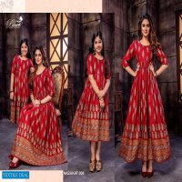 Paavis Nazakat Vol-2 Wholesale Mother And Daughter Combo Kurtis Catalog
