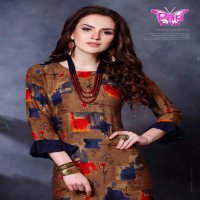 Pari Selfie Wholesale Reyon Print Kurtis