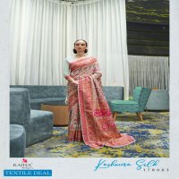 RAJTEX KASHMIRA SILK HANDLOOM WEAVING INDIAN EXCLUSIVE FANCY SAREES