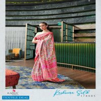 RAJTEX KASHMIRA SILK HANDLOOM WEAVING INDIAN EXCLUSIVE FANCY SAREES