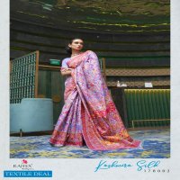 RAJTEX KASHMIRA SILK HANDLOOM WEAVING INDIAN EXCLUSIVE FANCY SAREES