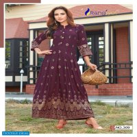RANGJYOT SHEHNAAZ VOL 3 RAYON LONG GOWN WHOLESALER EXPORTER