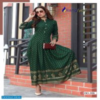 RANGJYOT SHEHNAAZ VOL 3 RAYON LONG GOWN WHOLESALER EXPORTER