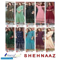 RANGJYOT SHEHNAAZ VOL 3 RAYON LONG GOWN WHOLESALER EXPORTER
