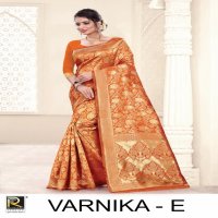 RANJNA SAREE VARNIKA CASUAL WEAR DESIGNER SILK SAREE ONLINE SUPPLIER