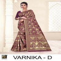 RANJNA SAREE VARNIKA CASUAL WEAR DESIGNER SILK SAREE ONLINE SUPPLIER