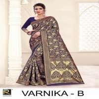 RANJNA SAREE VARNIKA CASUAL WEAR DESIGNER SILK SAREE ONLINE SUPPLIER