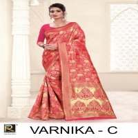 RANJNA SAREE VARNIKA CASUAL WEAR DESIGNER SILK SAREE ONLINE SUPPLIER