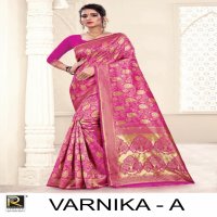 RANJNA SAREE VARNIKA CASUAL WEAR DESIGNER SILK SAREE ONLINE SUPPLIER
