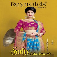 REYNOLDS SAREES LAUNCH SOFTY PLATINUM EXPLORE LATEST SILK SAREES COLLECTION