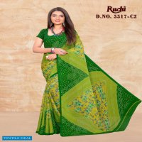 RUCHI 5517 CHIFFON BANDHANI PRINTED DAILY WEAR SAREES