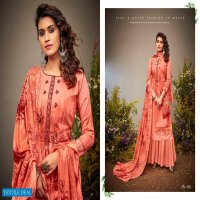 Radhika Azara Violet Wholesale Pure Cambric Dress Material