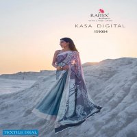 Rajtex Kasa Digital Wholesale Japan Satin Crepe Saree Catalog