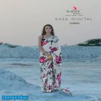 Rajtex Kasa Digital Wholesale Japan Satin Crepe Saree Catalog