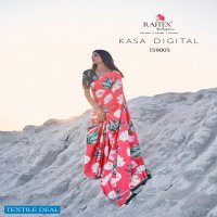 Rajtex Kasa Digital Wholesale Japan Satin Crepe Saree Catalog
