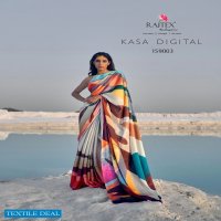 Rajtex Kasa Digital Wholesale Japan Satin Crepe Saree Catalog