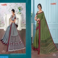 Ruddhi Crystal VOl-7 Wholesale Linen Ethnic Sarees