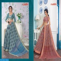 Ruddhi Crystal VOl-7 Wholesale Linen Ethnic Sarees