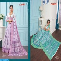 Ruddhi Crystal VOl-7 Wholesale Linen Ethnic Sarees