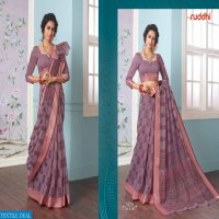 Ruddhi Crystal VOl-7 Wholesale Linen Ethnic Sarees