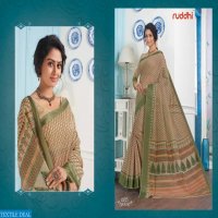 Ruddhi Crystal VOl-7 Wholesale Linen Ethnic Sarees