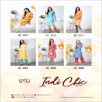 S4U BY SHIVALI LAUNCHES INDI CHIC VOL 3 CLASSIC AND ELEGANT LOOK KURTI WITH PANT WHOLESALER