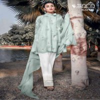 SAFA FASHION SF 941 GEORGETTE KURTI PANT AND DUPATTA COMPLETE SET