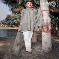 SAFA FASHION SF 941 GEORGETTE KURTI PANT AND DUPATTA COMPLETE SET