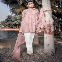SAFA FASHION SF 941 GEORGETTE KURTI PANT AND DUPATTA COMPLETE SET