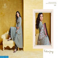 SAJAWAT CREATION SARTHI Vol-8 MASLIN READYMADE PLAZZO STYLE SALWAR SUIT CLOTHING STORE