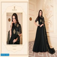 SAJAWAT CREATION SIPHORA VOL 1 LONG GOWN STYLE PARTY WEAR DESIGNER SOFT SILK SUITS EXPORTER