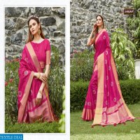 SANGAM PRINTS PADAMSHREE EMBROIDERY HANDLOOM SILK SARIS WHOLESALER