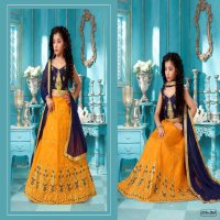 SANSKAR LAUNCH BABY DOLL VOL 66 SILK KIDS WEAR LEHENGA COLLECTION IN SURAT