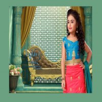 SANSKAR LAUNCH BABY DOLL VOL 66 SILK KIDS WEAR LEHENGA COLLECTION IN SURAT