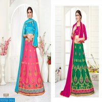 SANSKAR STYLE DECOR CASUAL STYLISH NET EMBROIDERY LEHANGA COLLECTION