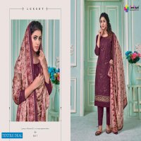 SANSKRUTI PRESENT SAFRON PURE JAM SILK DESIGNER SUITS COLLECTION