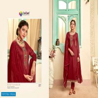 SANSKRUTI SILK MILLS RUTBAA JAM SILK WITH HEAVY EMBROIDERY SALWAR SUITS IN INDIA
