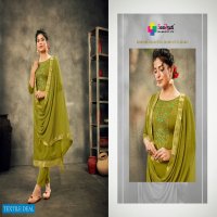 SANSKRUTI SILK MILLS SARAH JAM SILK WITH HEAVY EMBROIDERY SALWAR SUITS