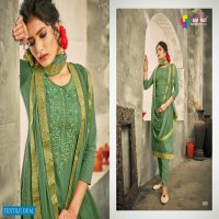 SANSKRUTI SILK MILLS SARAH JAM SILK WITH HEAVY EMBROIDERY SALWAR SUITS