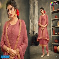 SANSKRUTI SILK MILLS SARAH JAM SILK WITH HEAVY EMBROIDERY SALWAR SUITS