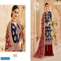 SHREE FAB MUTIYAAR GOLD GEORGETTE WITH EMBROIDERY WEDDING AND PARTY WEAR SUITS